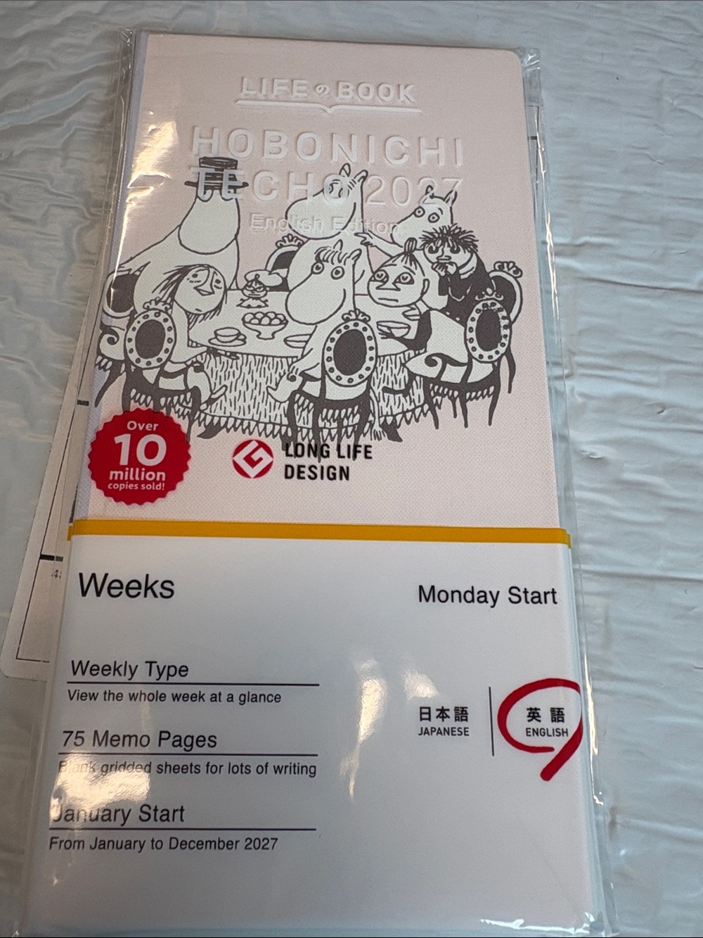 Hobonichi Techo Weeks Life Book 2027 Weekly Planner - Moomin (English Edition)